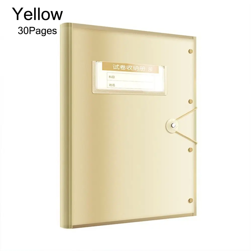 

Thickened Large Capacity A3 File Folder 30/40/60Pages Waterproof Document Bag Dirtyproof File Organizer School Office