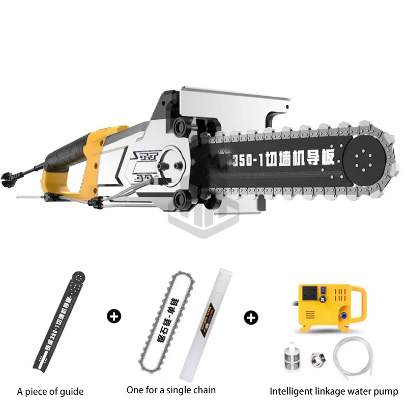 Беспроводная цепная пила по индивидуальному заказу для резки бетонных стен, усиленная стальными стержнями, 3000 Вт