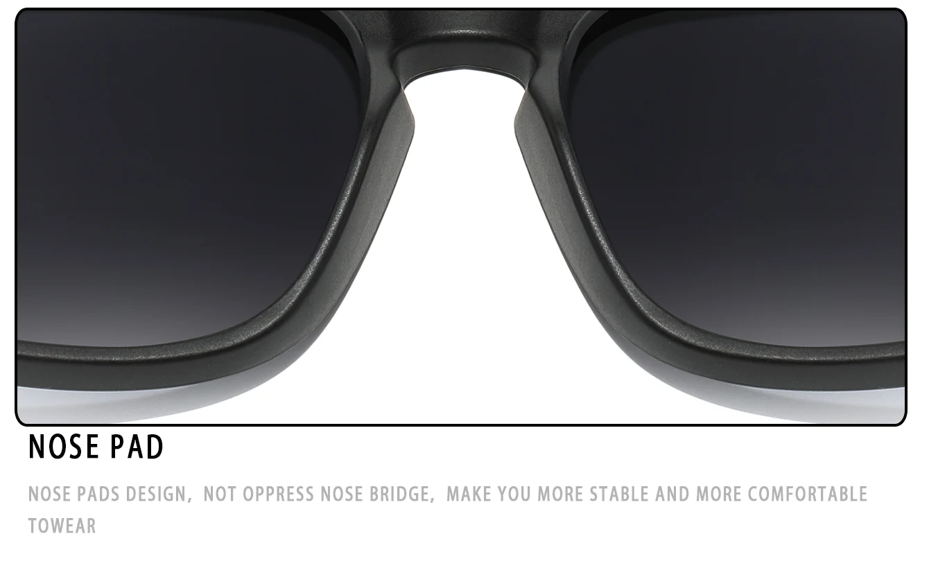 3 Teile/satz Karos Polarisierte Sonnenbrille Mode UV400 Schutz Unisex Anti-glare Gläser Geeignet Für Männer Fahren Radfahren Brillen – Detail 14