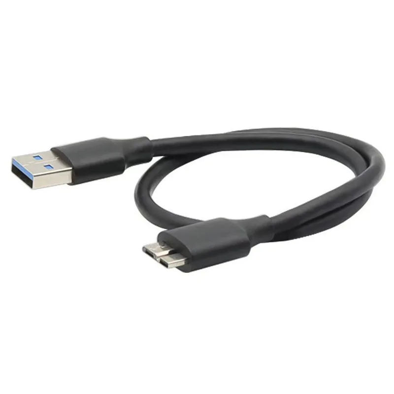 Kabel HDD Kabel Sinkronisasi Data Kecepatan Tinggi USB3.0 Tipe A ke USB 3.0 Micro B Kabel Adaptor Pria Menghubungkan Kabel Telepon Hard Disk Eksternal