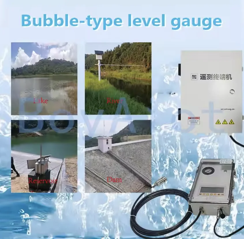 BoyAiot IP68 Industrial,RS485 Output for River Hydrology Water Conservancy Monitoring, Bubble Pressure Level Sensor