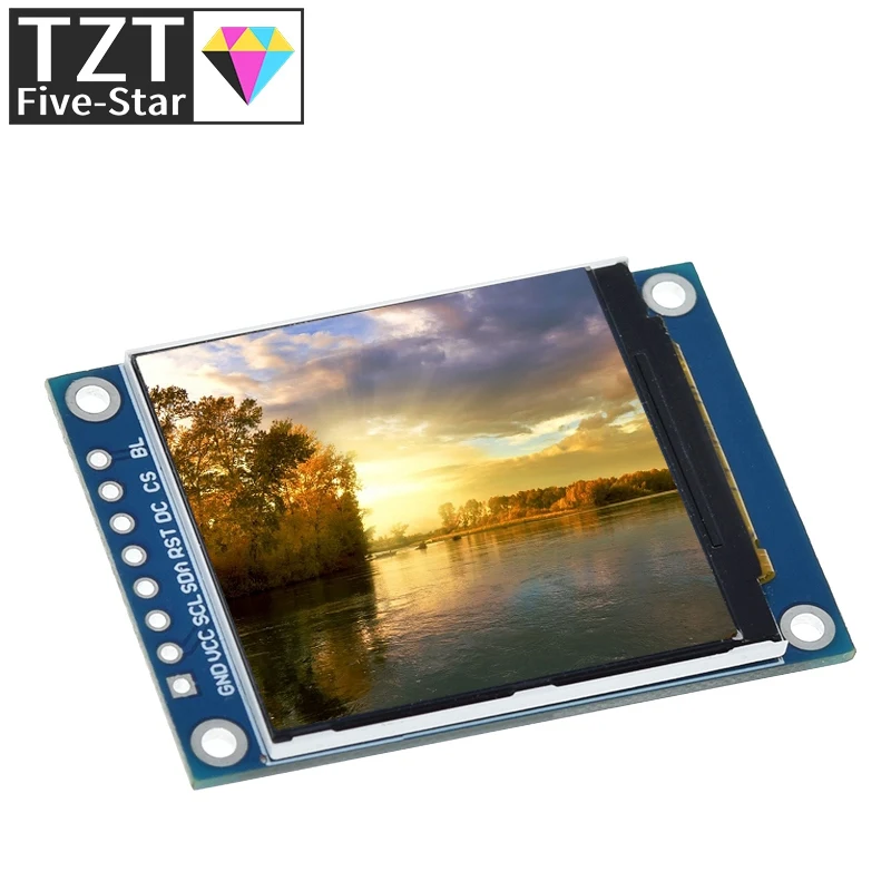 1.54 Inch 1.54" Full Color TFT Display Module HD IPS LCD LED Screen 240x240 SPI Interface ST7789 For Arduino