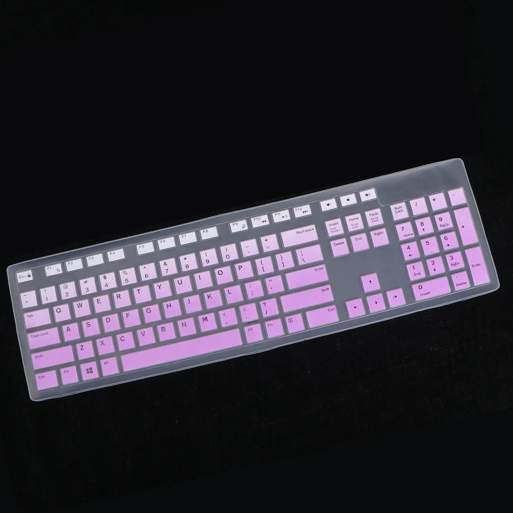 

1 pc Keyboard Protective Film For Kb216 Km636 Optiplex Ultra-Thin Silicone Skin Waterproof Dustproof Cover