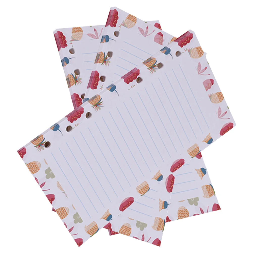Loose-Leaf Notepad Refills Premium Notebook Replacement Paper Smooth Writing High-Grade Printed Pages for School Office