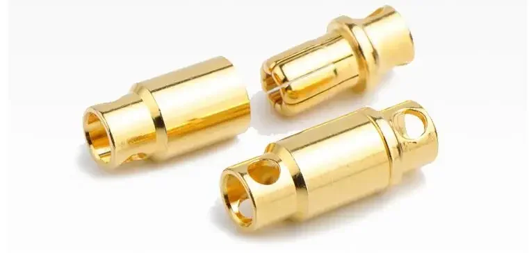 5 pairs AMASS 8.0mm Banana golden Plug Connector male female ESC Motor plug for RC Car/Trunk/Drone