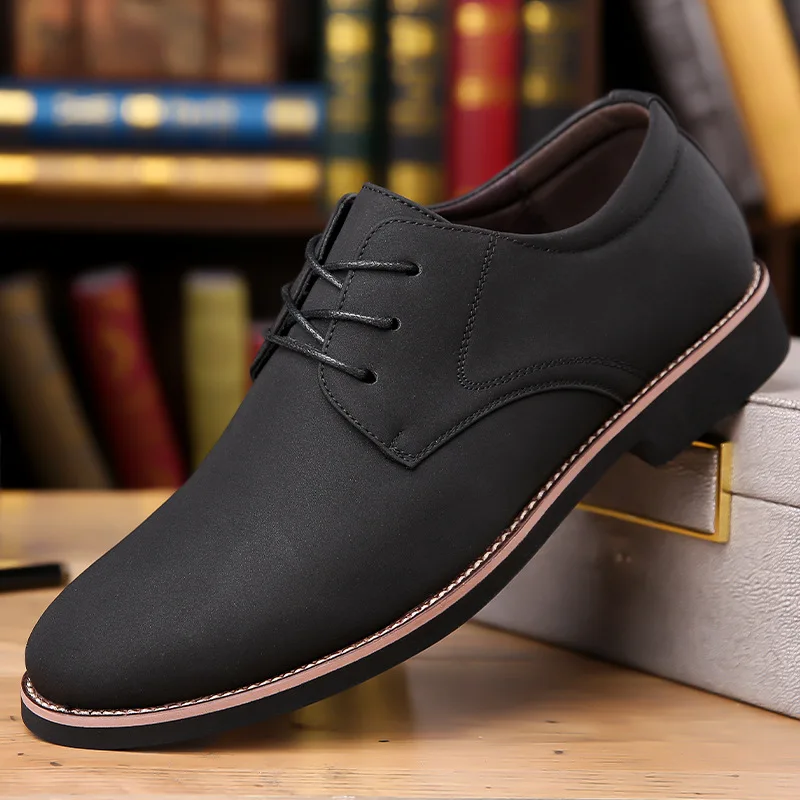 

Men's Shoes Fashion Casual Leather Shoe Lace Up Oxford Shoe Business Dress Shoes Luxury Wedding Party Shoes for Men Large Size48