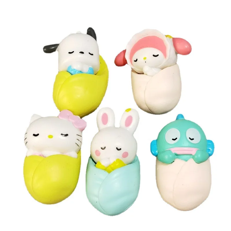 

Original Gashapon Capsule Toys Kawaii Sanrio Baby Pochacco My Melody Figurine Cute Anime Figure Miniature Models Gift