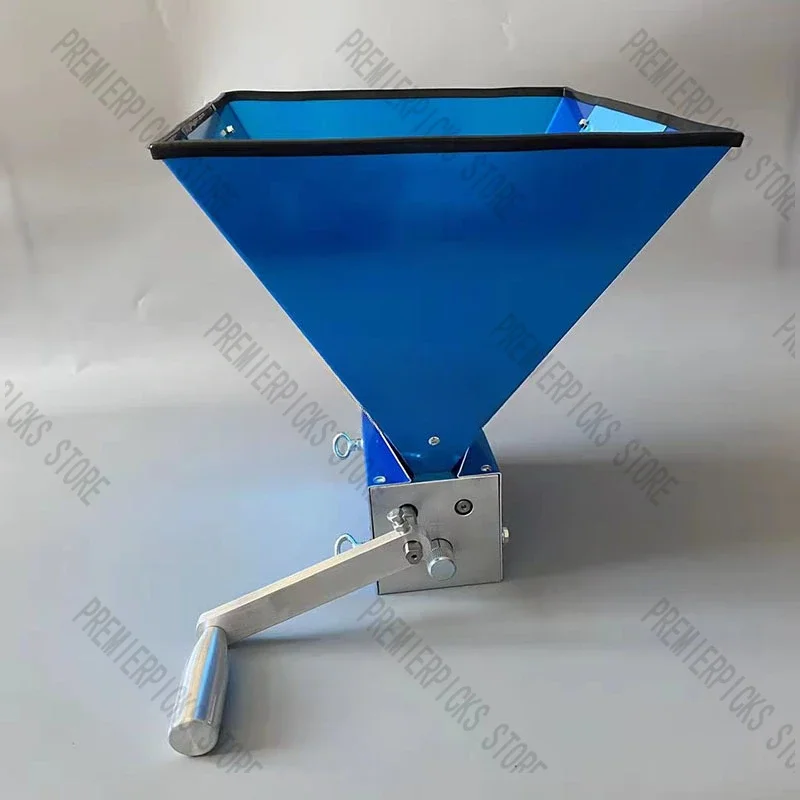 3 Rollers  Grain Malt Mill Manual Barley Crusher for Home Brewing  Mills with Hopper and Metal Base Stand