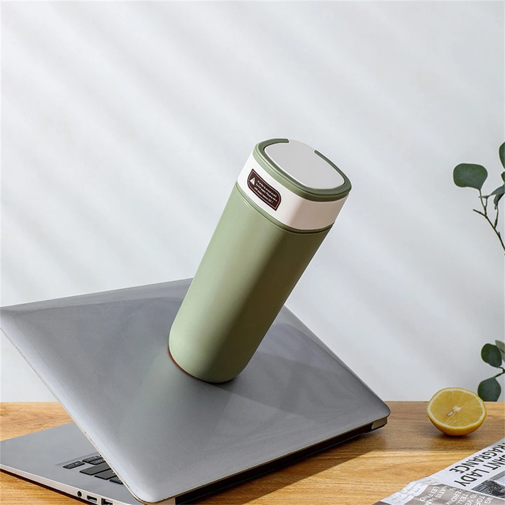 Coffee Cup With Hand Portable Widely Used Durable Unique Features Anti-spill Coffee Cup Square Non-pointed Cup Thermos Cup Trend