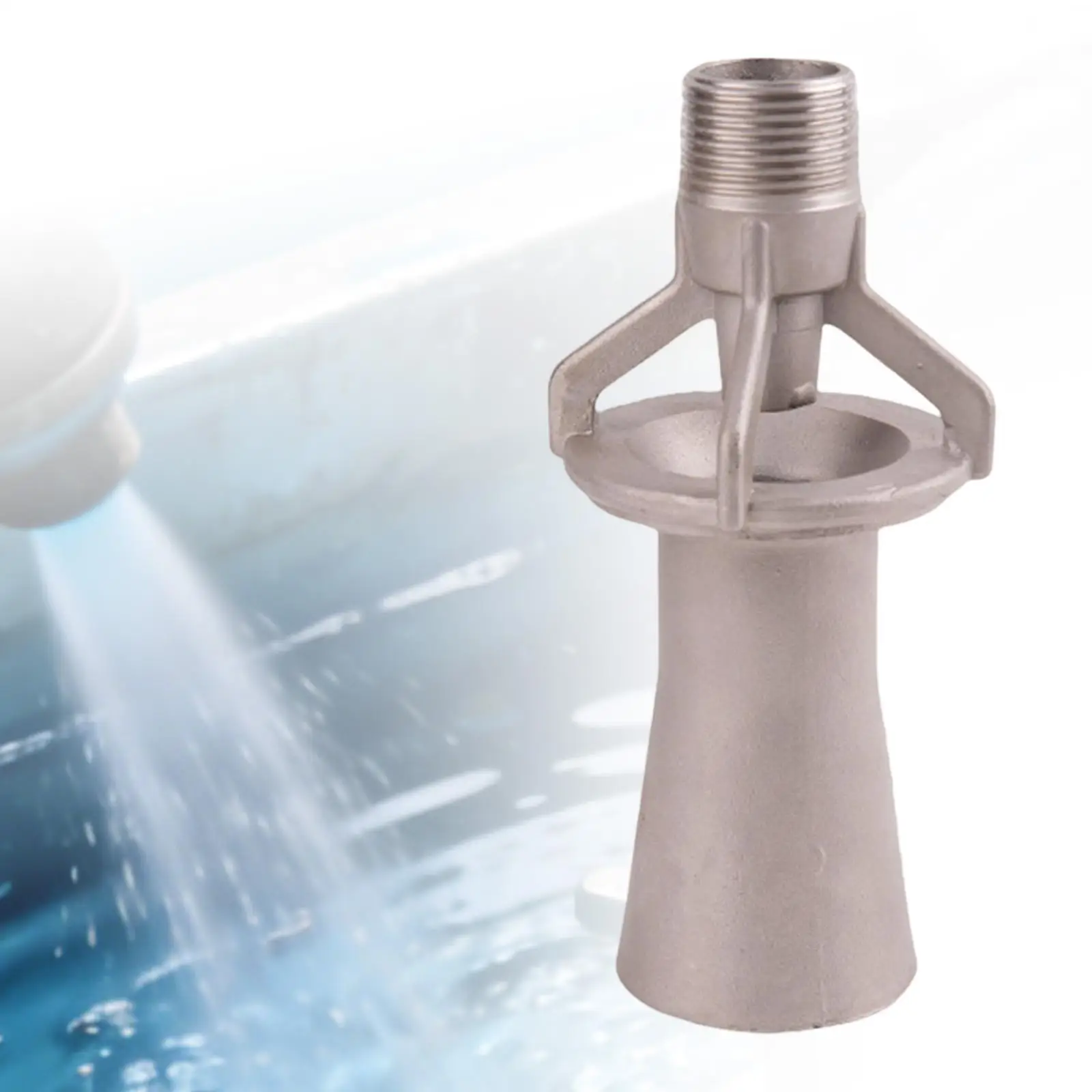 Mixing Nozzle for Liquid Containers, Compact, Maintenance-friendly Nozzle, Ejector Made of 316 Stainless Steel for Coatings