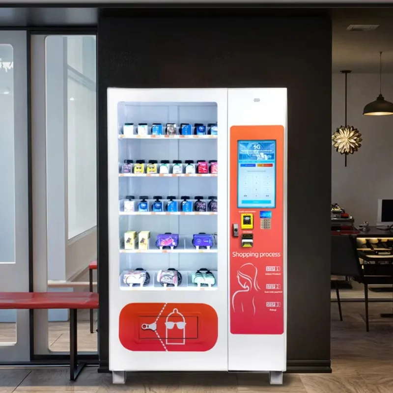 Автоматический диспенсер для закусок высокой емкости заводского качества для школ и спортзалов, надежный торговый автомат для закусок