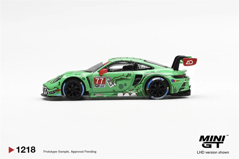 

*PreSale* MINI GT 1:64 911 GT3R # 77 AO Racing 2025 IMSA Sebring 12Hr LHD Diecast Model Car