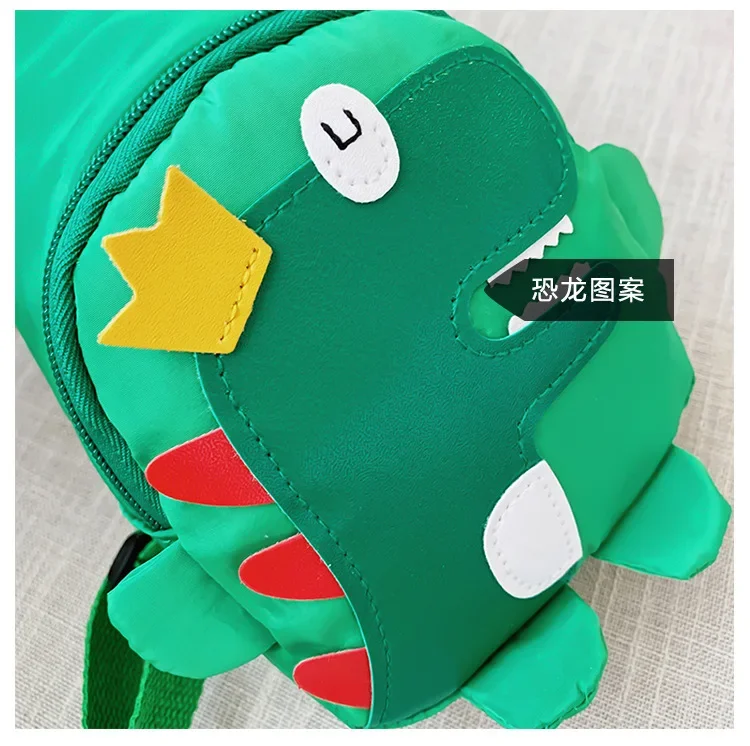 Saco de Peito de Dinossauro Crossbody Infantil, Pequeno Straddle Bag, Mochila de Viagem Do Bebê Bonito, Decoração Do Presente Do Partido, Decoração Bonito