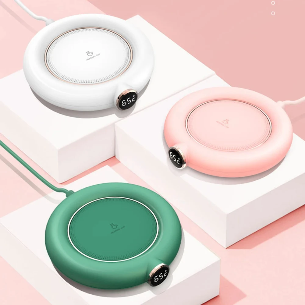USB 가열 코스터, 항온 코스터, 3 속도 조절, 시간 제한 절연 및 가열 패드