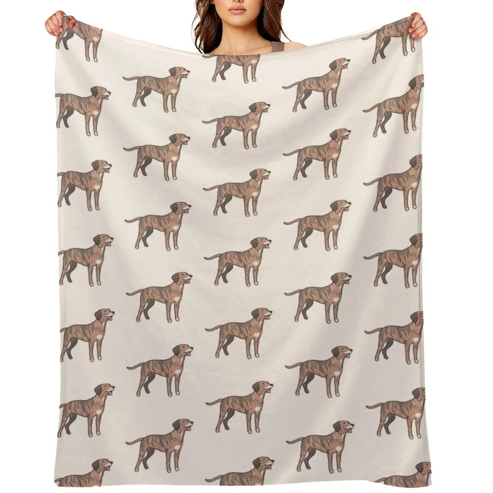 

brindle plott hound dog Throw Blanket anime blankets ands for winter Soft Big Blankets