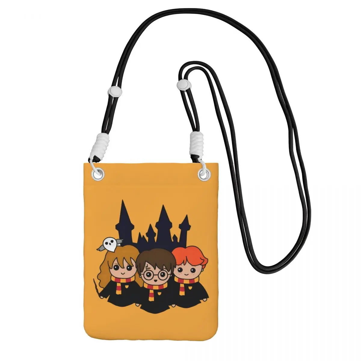 

Кошелек для смартфона H-Harrys на заказ с ремешком, волшебная школьная сумка через плечо для мужчин и женщин, дорожная походная сумка для мобильного телефона