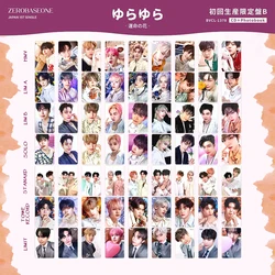 ZB1 JAPAN 1ST SINGLEAlbum Selfie Card ZhangHao HanBin JiWoong carta casuale KPOP GunWook GyuVin rick matt YuJin Fans Gifts