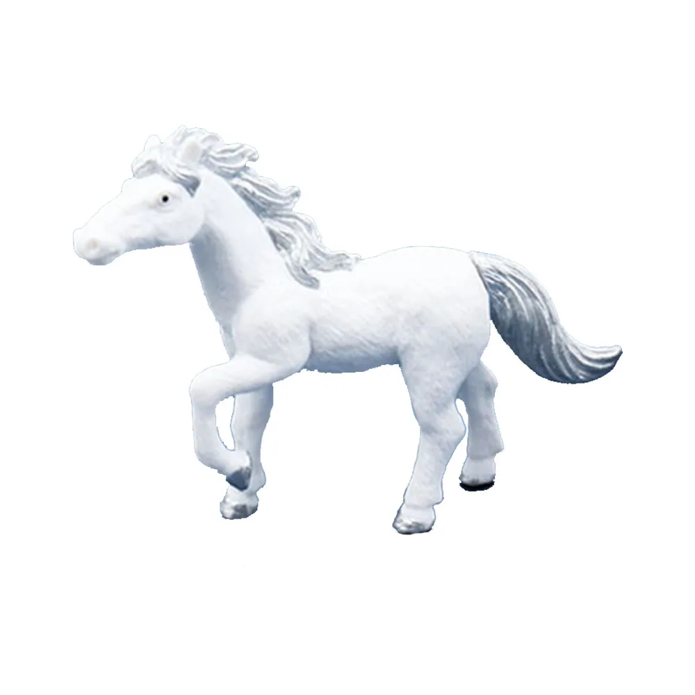 Pferde-Kuchendekoration Realistische Pferdefiguren Laufende Tierfiguren Mini-Scheunenspielzeug für Kinder Cowboy-Geburtstagsparty-Zubehör – Detail 10