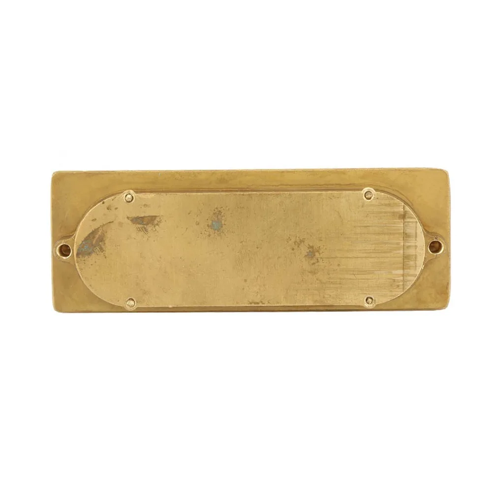 Brass Recessed Handle Flat Finger Pull Design 105x38x11.5mm Invisible Finger Pull With 2 Installation Screws Flush Pull Handle