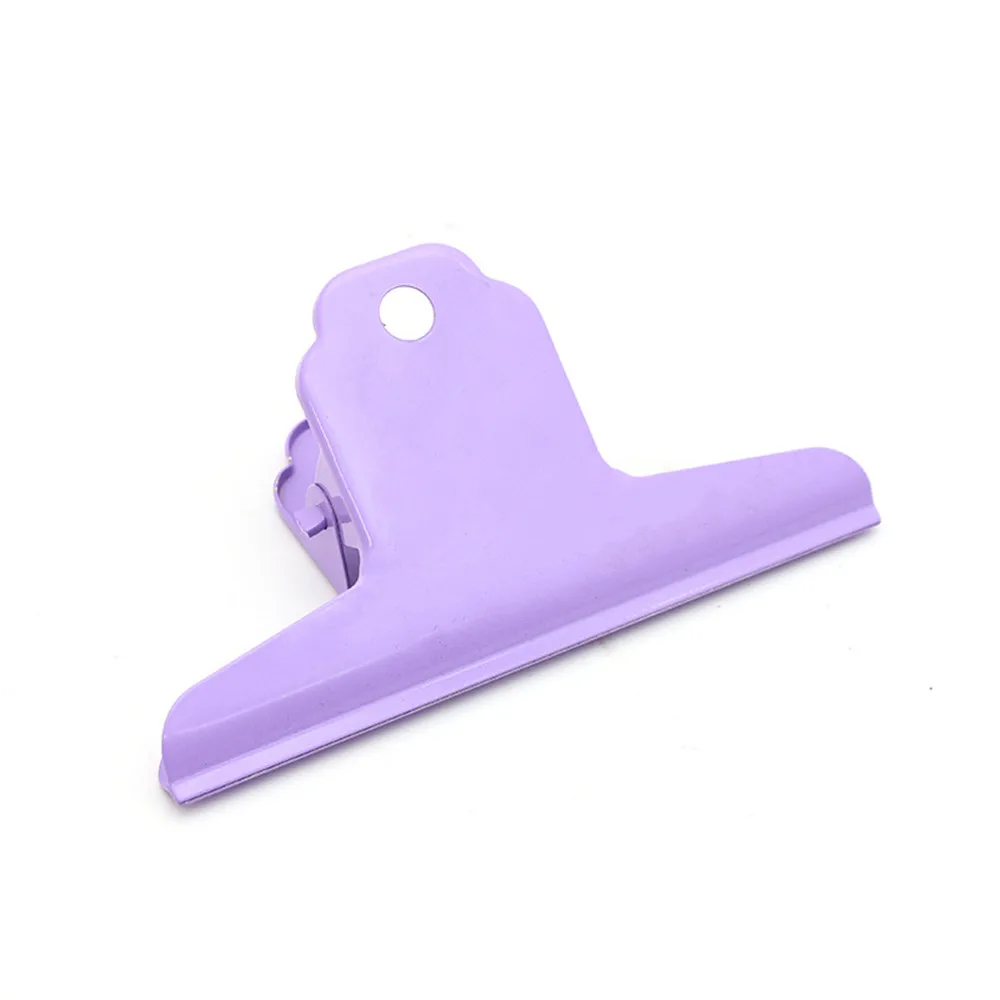 Clip de papel de Metal de 10cm, Clip de papel de Color utilizado para libros, papelería escolar, suministros de oficina, notas, carta, suministros de oficina