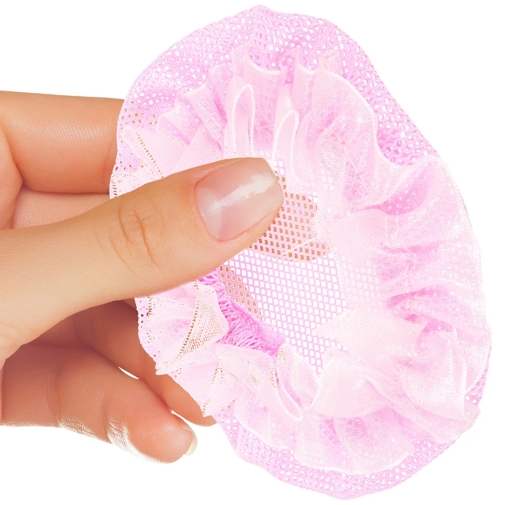 

10pcs Cover Dance Holder Dancing Bun Net Net Ballet Bun Durable Bands Dance Hair Nets For Buns Bands Gymnastics Hair Nets