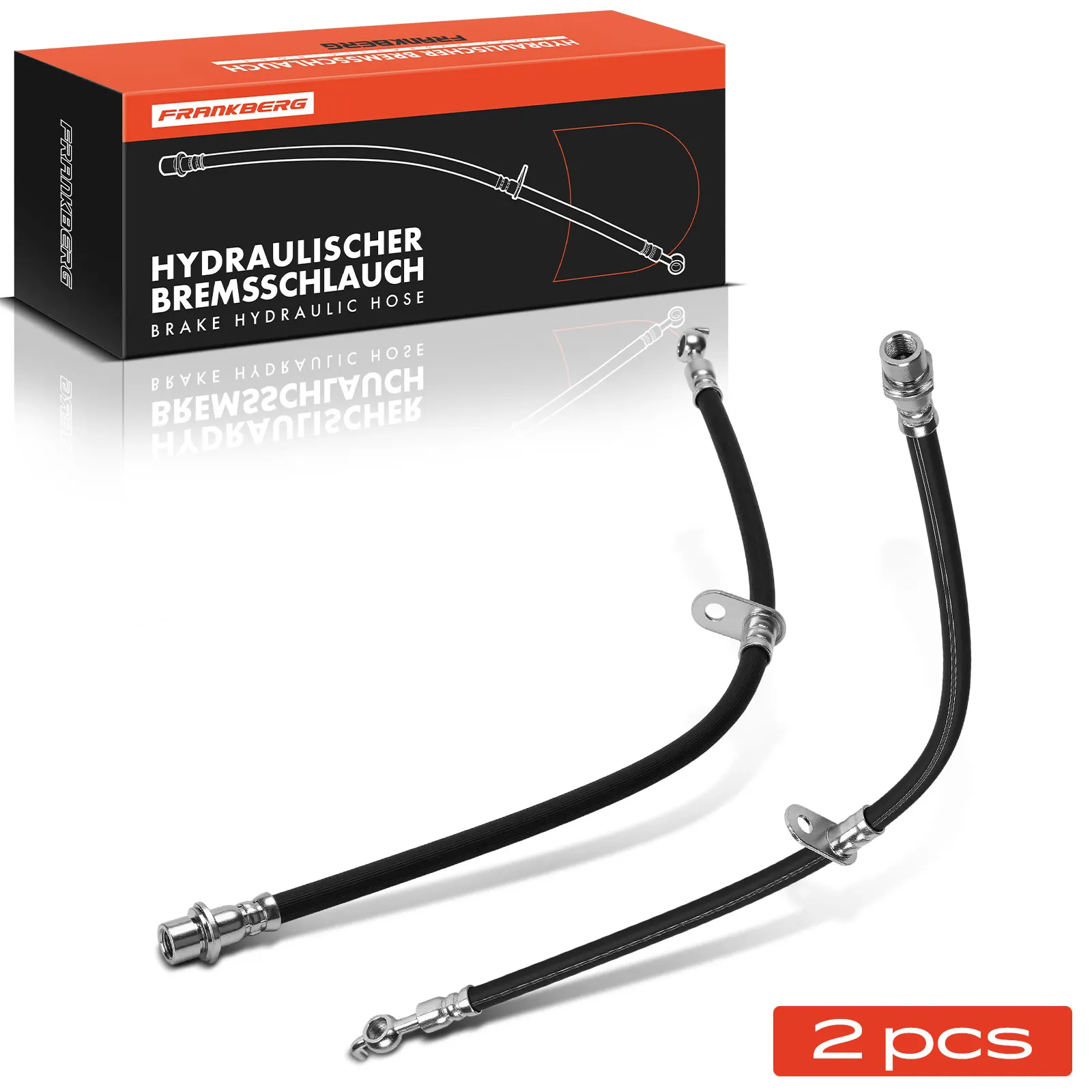 Frankberg 2x Remslang Vooras Links Rechts voor Toyota Yaris P1 1.0L 1999-2005 9008094203 9094702A45 9008094204