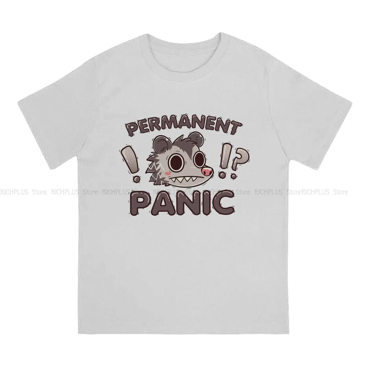 Permanent Panic Opossum TShirt For Male  Clothing Style Polyester T Shirt Homme