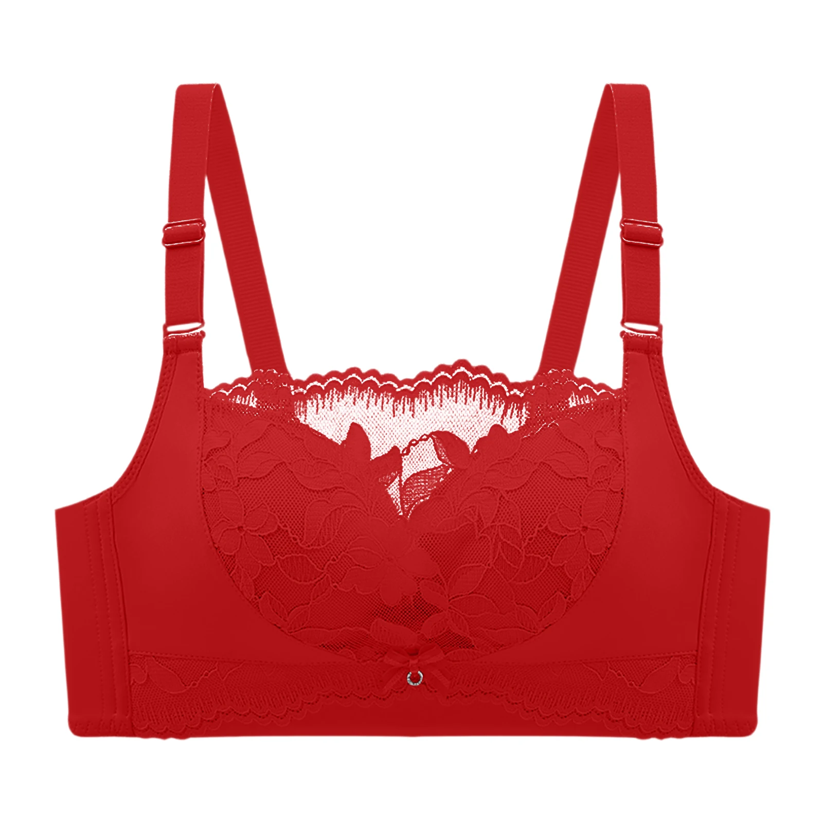 2025년형 두꺼운 주름 브라 여성용 심리스 속옷 편안한 노와이어 데일리 얇은 스포츠 속옷