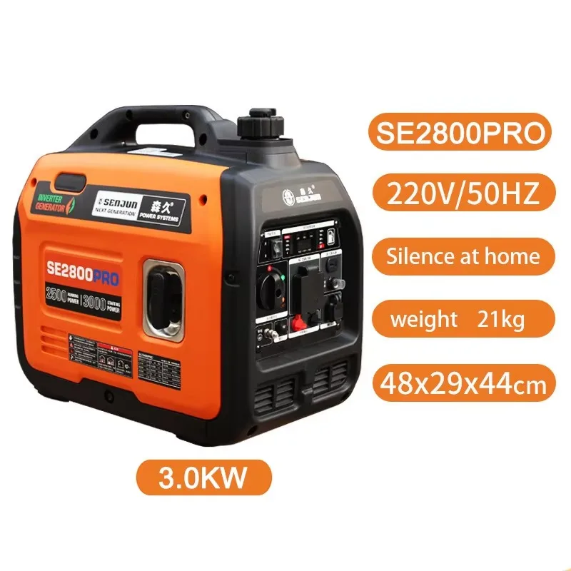 

【Best-selling】Home Generator 3.0KW Portable Power Petrol Generators Silent Hot Sale in Stock