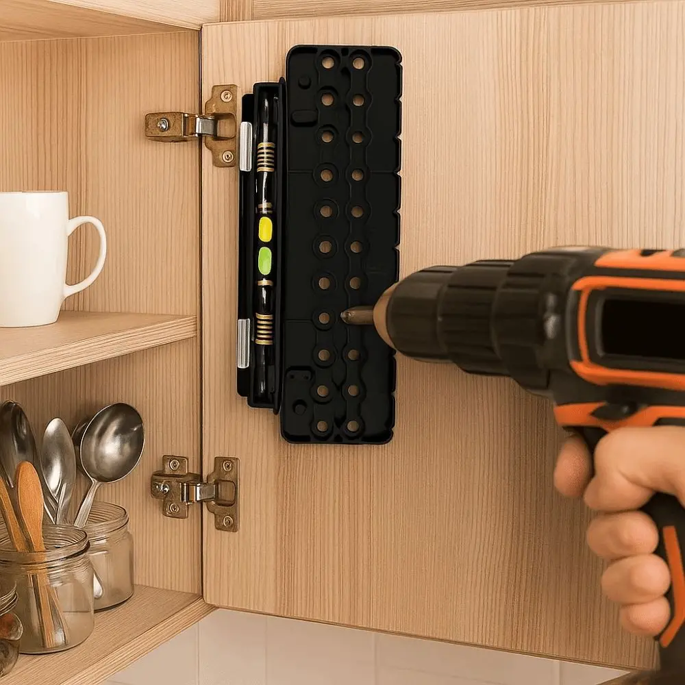 Positioning Woodworking Drilling Locator Straight Hole Hardware Drill Guide Hole Puncher Vertical Drilling Handheld