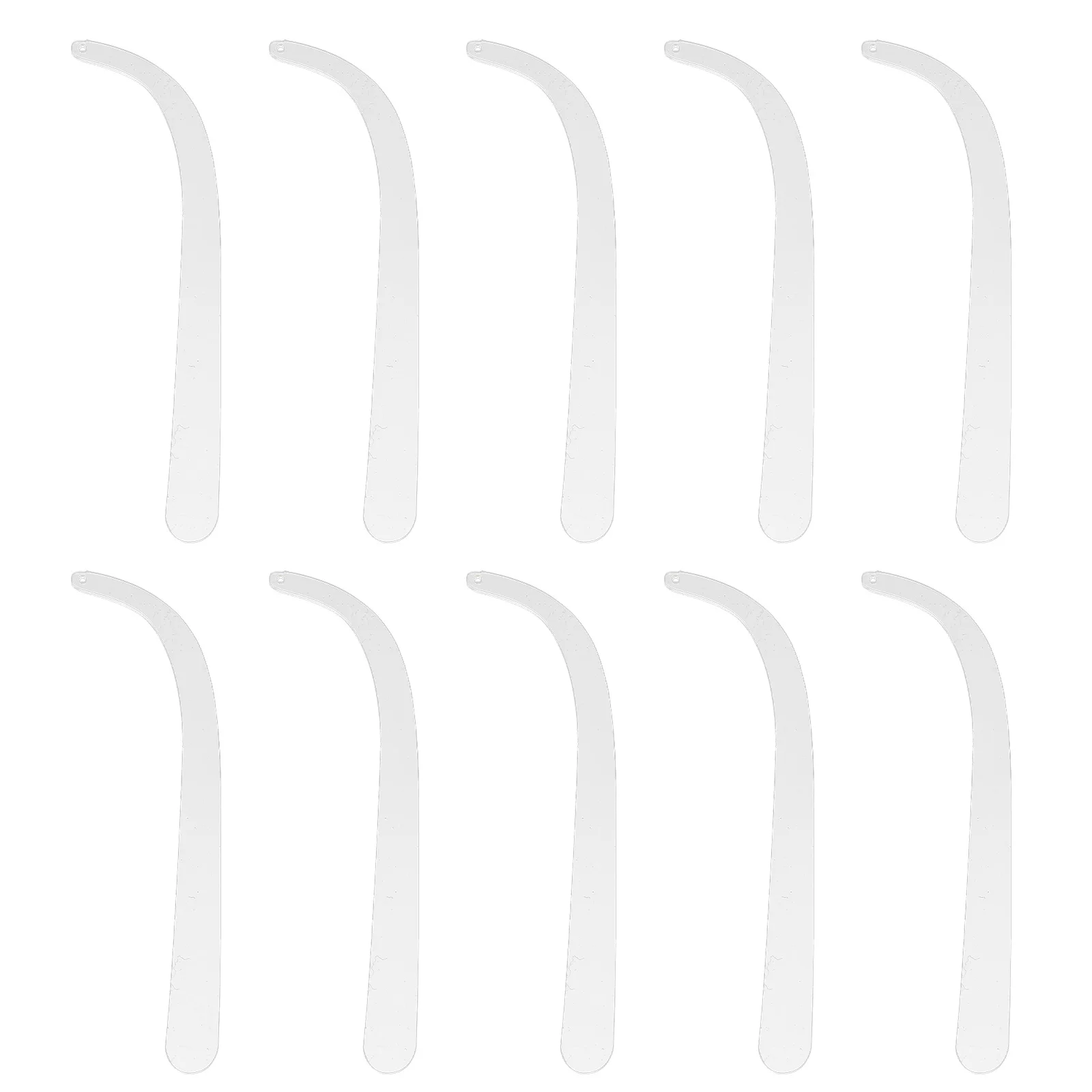 

10Pcs Clear Earring Stick Acrylic Ear Stud Display Jewelry Rack Portable Safe Odorless Excellent Workmanship Long Service