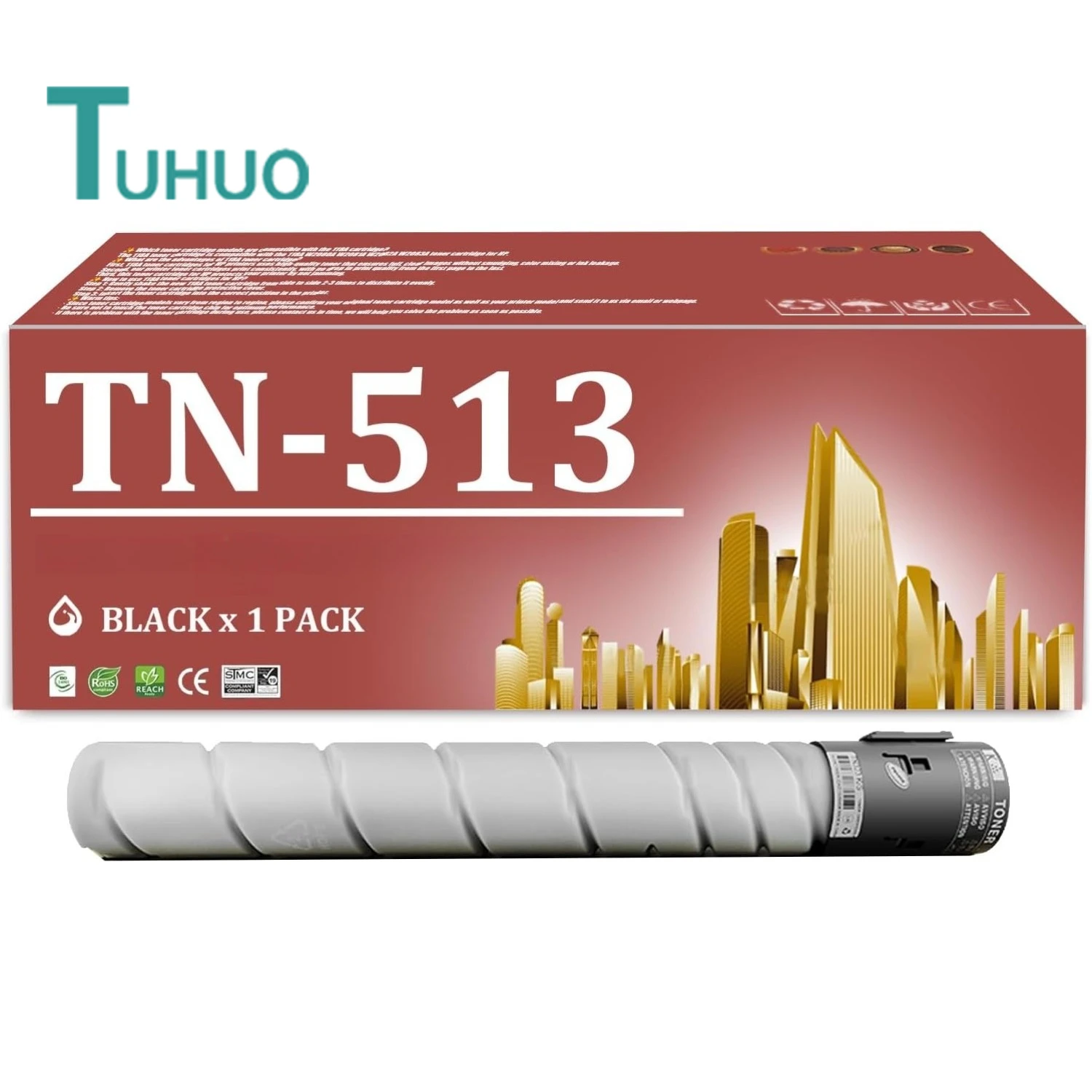 

TN513 сменный картридж с тонером для Konica Minolta A33K031 для принтеров Konica Minolta Bizhub 454 454e 554 554e