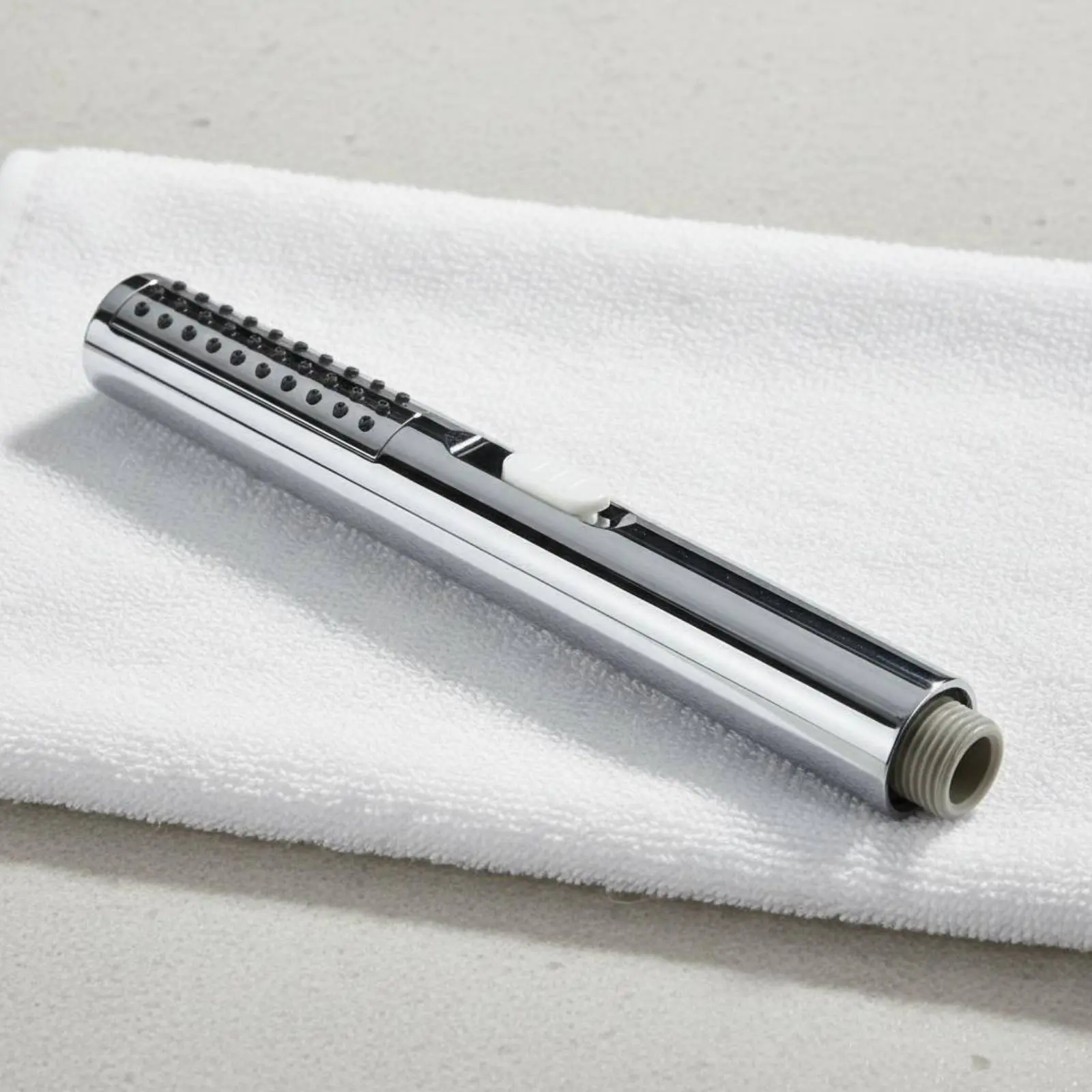 Handheld Shower Head Universal Fit ABS Shower Head Bathroom Fixture Easy Installation Matte Black Finish