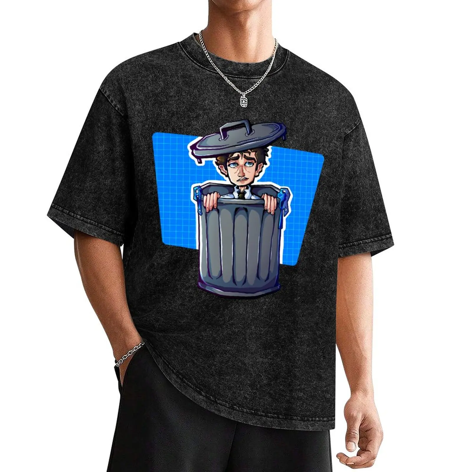 Paul in a trash can - TGWDLM - Starkid T-Shirt vintage anime shirt gifts for boyfriend heavyweight t shirts for men