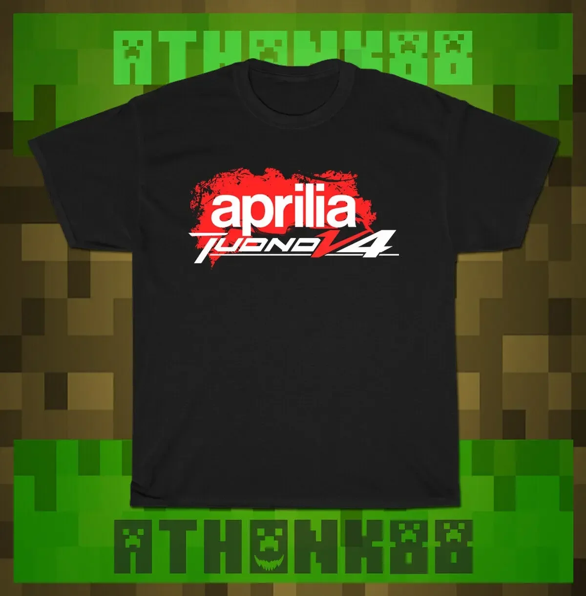New Men's T-shirt APRILIA TUONO V4 LOGO men t-shirt2024 High quality Brand T shirt