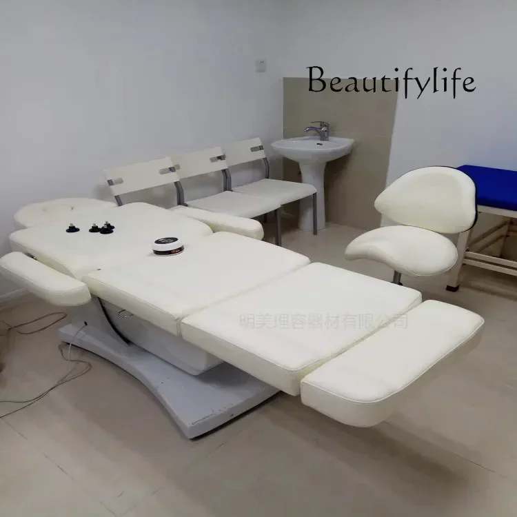 

S Multifunctional Electric Lift Beauty Care Bed Tattoo Massage Beauty Salon Beauty Physiotherapy Bed