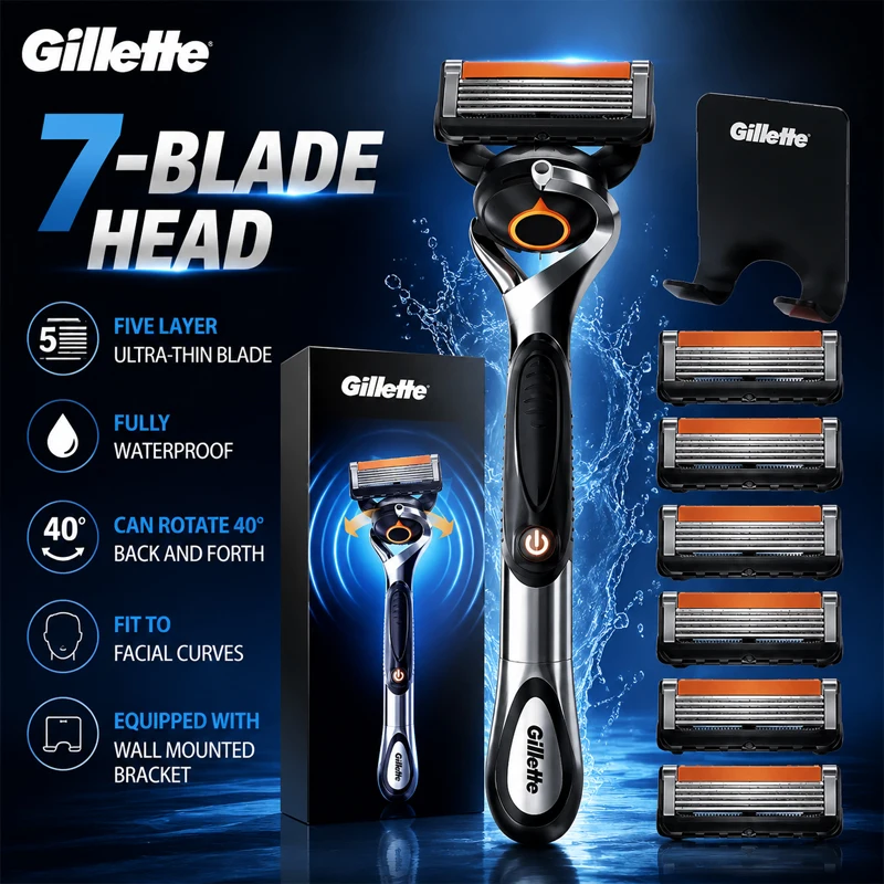 afeitadora-gillette-gla5171d-con-mango-antideslizante-cuchilla-de-5-capas-rasuradora-de-4-piezas-para-hombres-para-bigotes-y-vello-facial-soporte-de-pared-para-7-cuchillas