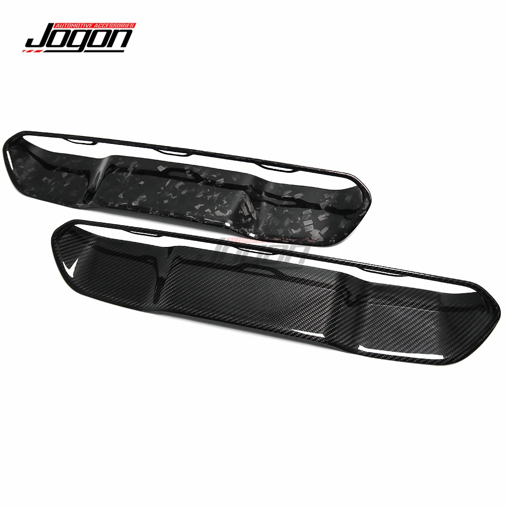 Real Carbon Fiber Front Engine Hood Scoop For Dodge RAM 1500 TRX 2019-2022 Outlet Air Vent Bonnet Hood Cover Car  Accessories