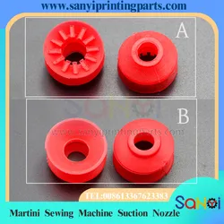 100 Pieces/Lot Best Quality Muller Martini Rubber Sucker 17x10x6 For Printing Machine
