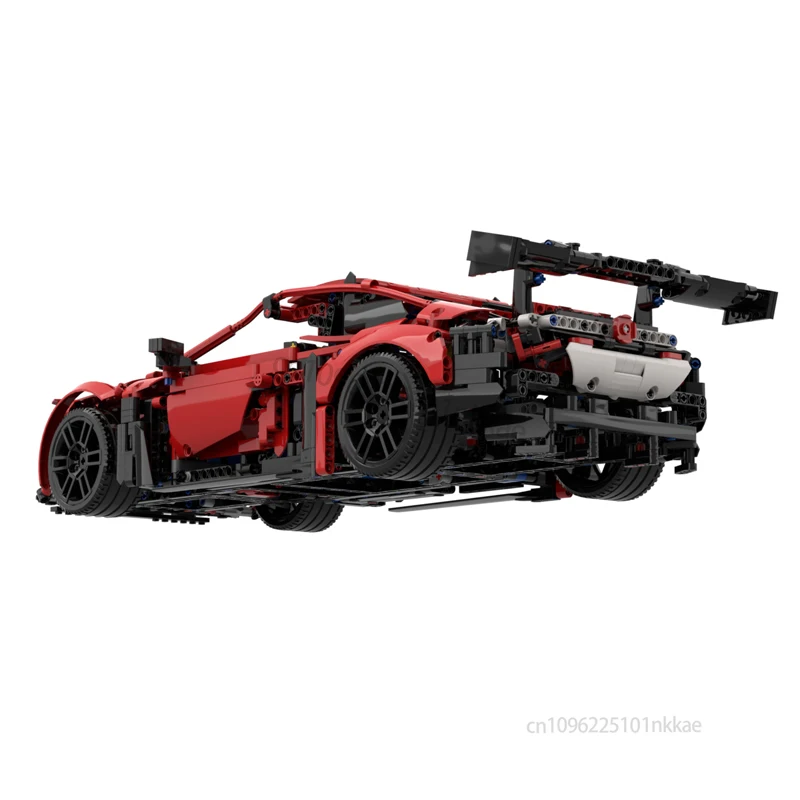 1494Pcs 기술 M4 GT-3 자동차 6 엔진 Supercar 빌딩 블록 모델 스포츠 레이싱 차량 벽돌 DIY 어린이 장난감 생일 선물