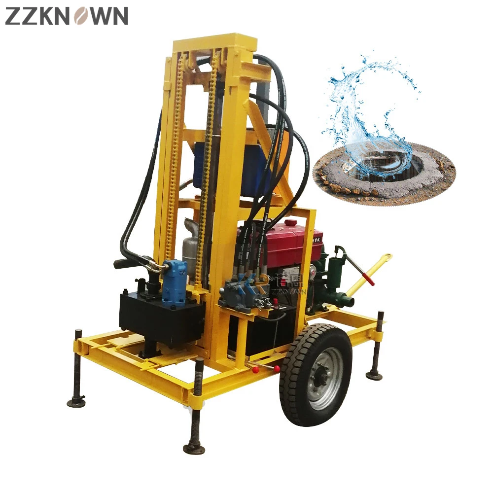 

Machines For Well Drilling Air Core Rotary Drill Rig Mining Borehole Drilling Machine Water Well Rig Borehole 22 Horsepower