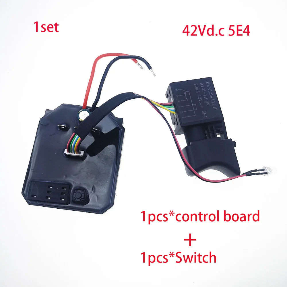 Control Board+Switch For Dayi 2106/169/6802 Brushless Electric Wrench Motherboard Accessories Speed Switch Drive Board Controlle