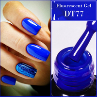 MEET ACROSS 7ml Fluorescent Neon Nail Gel Polish Blue Red Spring Summer Nails Decoration UV/LED Gel Varnish for Manicure Design