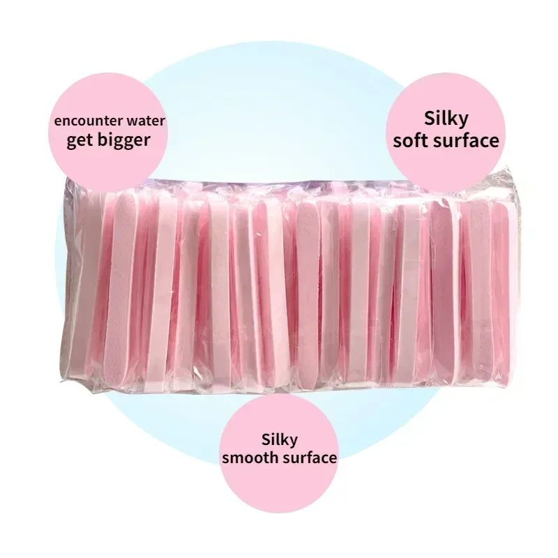 10/20/50 Pcs Compressed Face Wash  Wash Face Sponge Clean Face Powder Puff Cleansing Cotton Pad Cleansing Beauty Strip