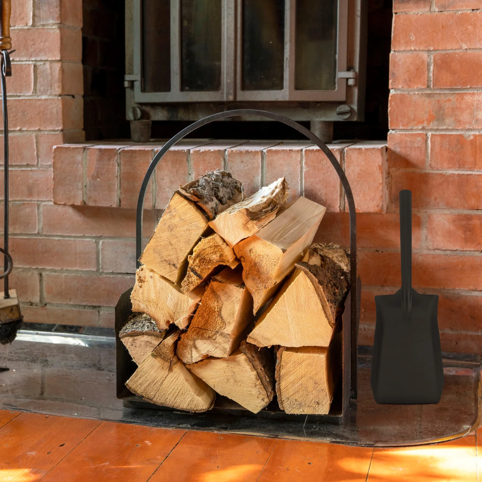 Fire Charcoal Soot Dustpan Fireplace Lengthen Stainless Steel Kitchen Ash Shovels