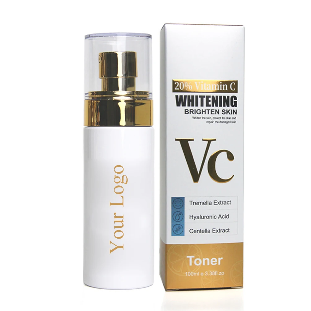 100ml Private Label VC Essence Water Spray Custom Bulk After-sun Repair Cosmetic Toner Moisturizing Water Spray Skin Care Makeup