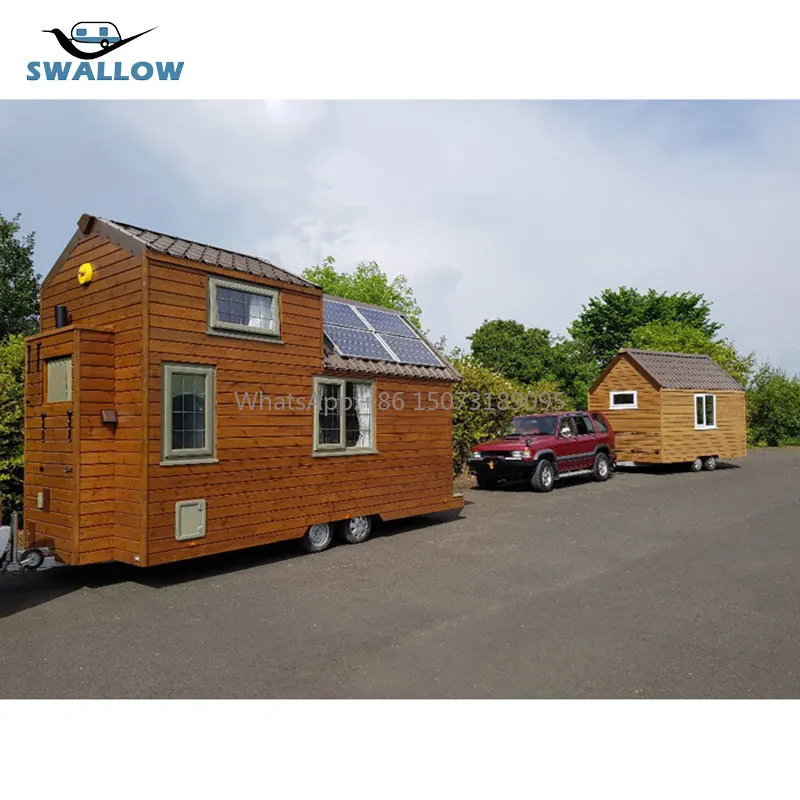 منزل سحب حديث 2024 معياري مع مطبخ يبتلع منزل صغير على عجلة