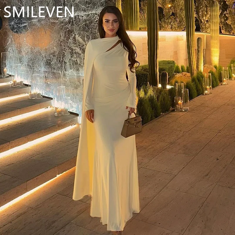 

Smileven A-line Modest Evening Dress Saudi Arabia Elegant Prom Gowns Princess Formal Party Dress Customized Gift 2025