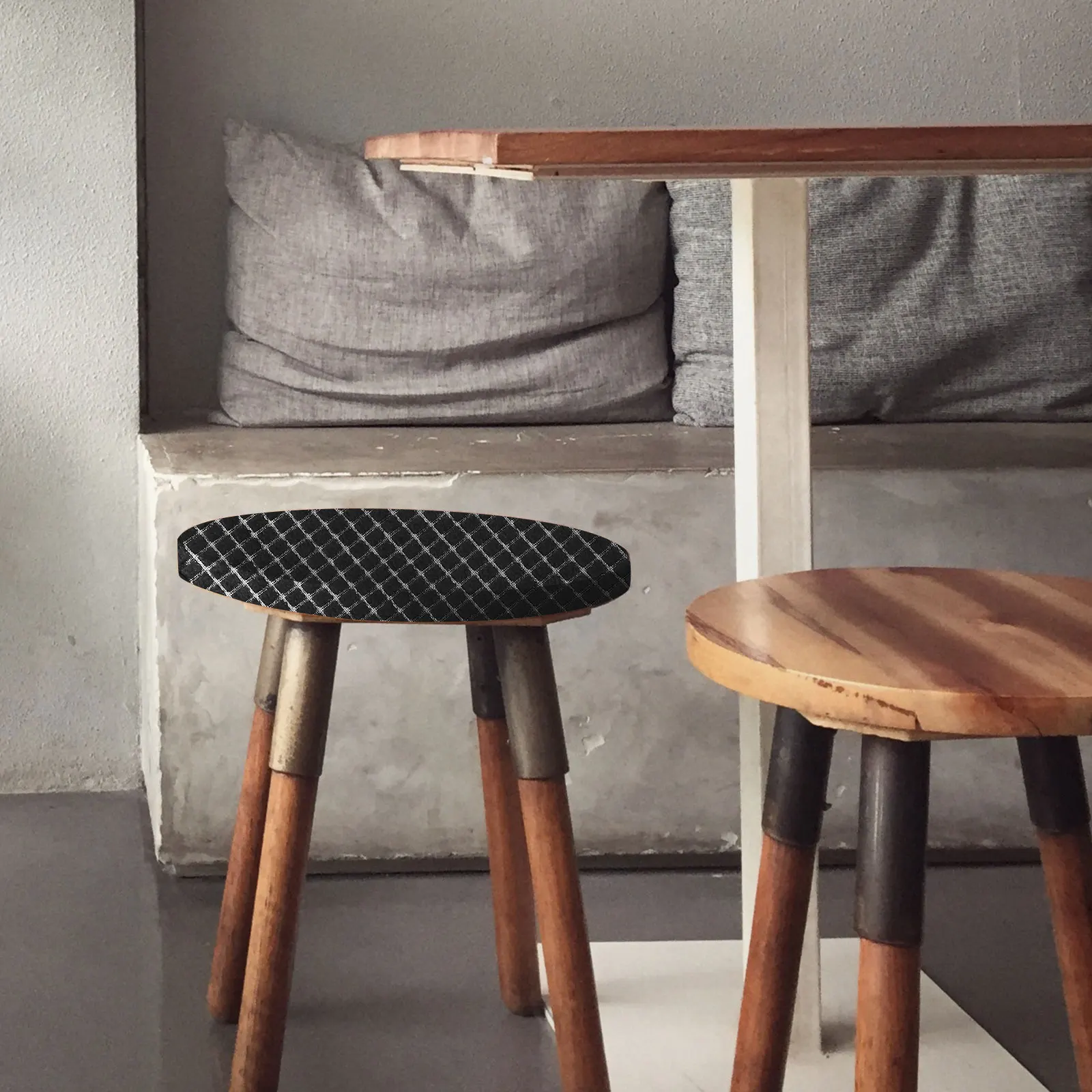 

2 PCS Stool Cover Chair Seat Chairs Fashion Home Covers Polyester Protectors Bride Portable