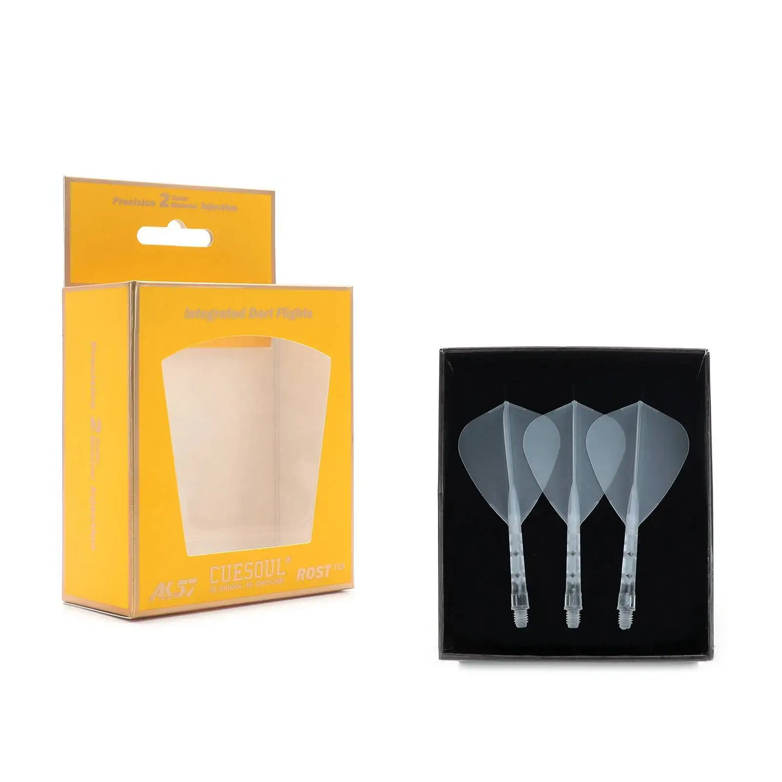 

CUESOUL 3 шт. ROST T19 Интегрированный вал для дартса и полета Два в одном Дартс Хвостовое крыло Форма воздушного змея-Лед